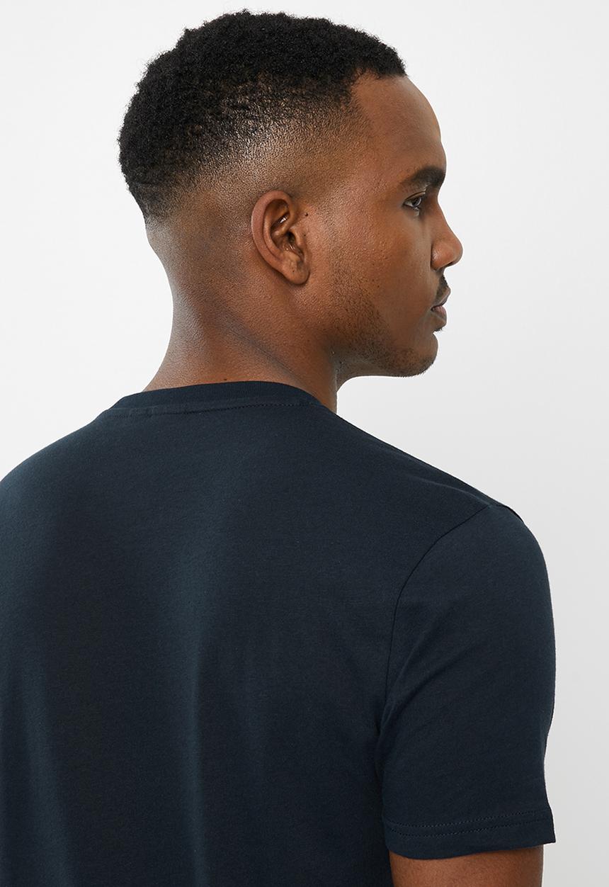 POLO - Cory crest crew neck tee - navy