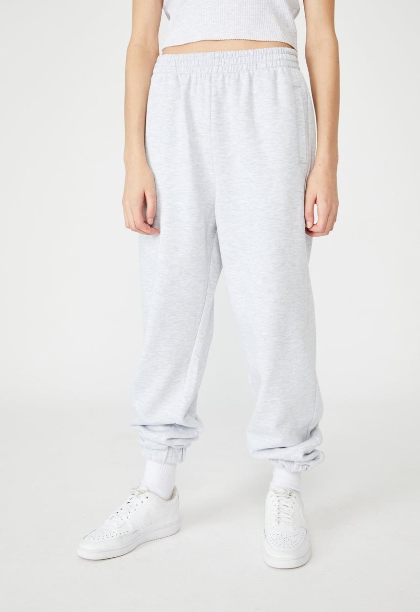 Factorie - Super slouchy trackpant - silver marle