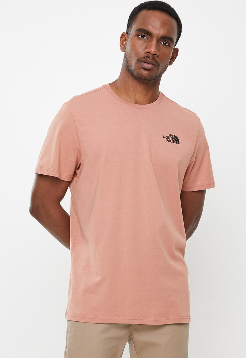 The North Face - Short sleeve red box tee - pale pink