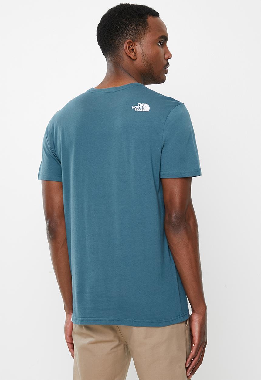 The North Face - Short sleeve simple dome tee - mallard blue