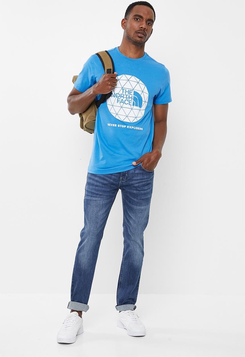 The North Face - Short sleeve geodome tee - blue