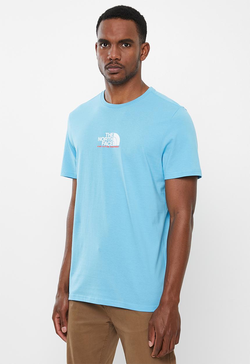 The North Face - Short sleeve fine alpine equipment tee - ethereal blue
