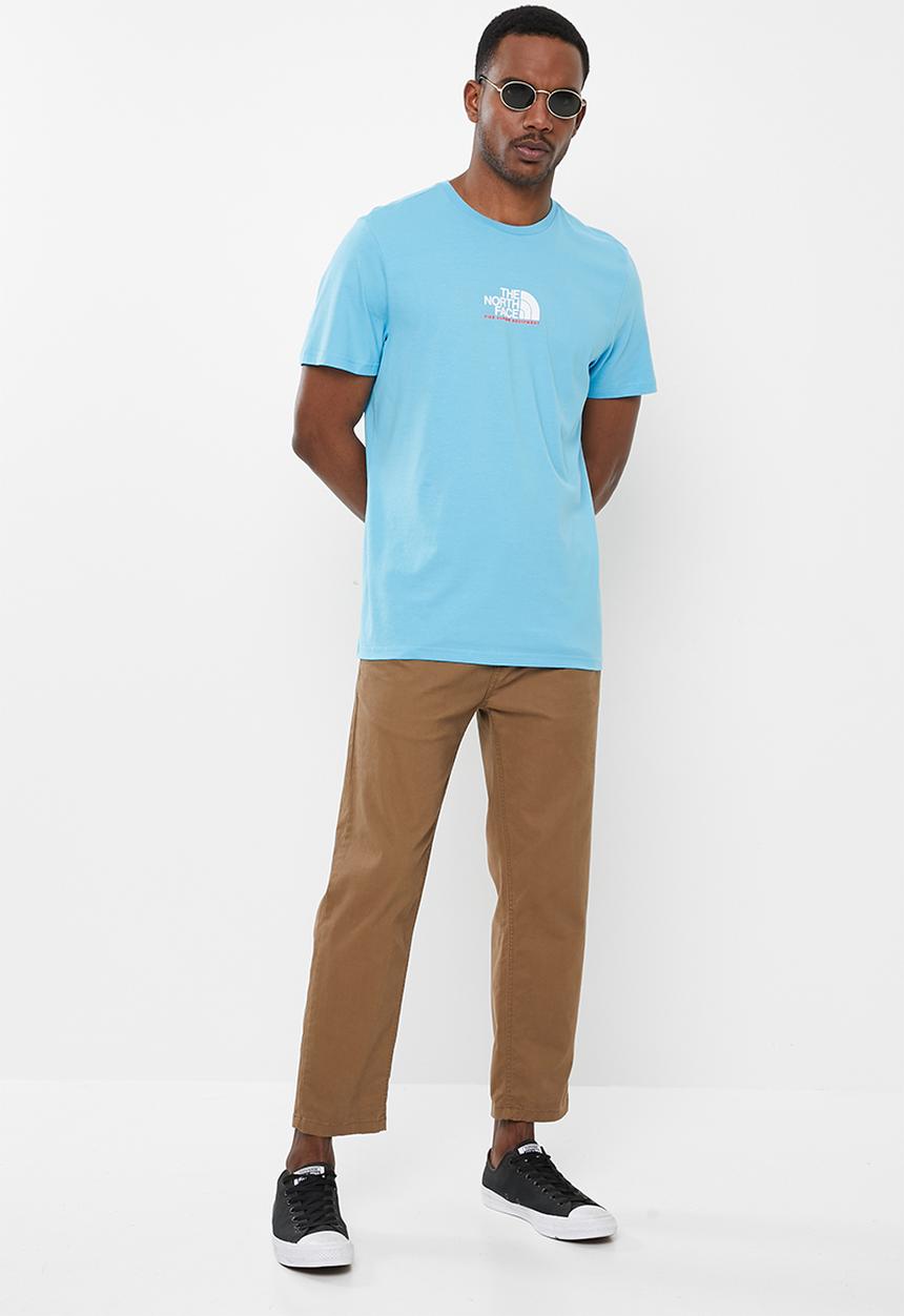 The North Face - Short sleeve fine alpine equipment tee - ethereal blue