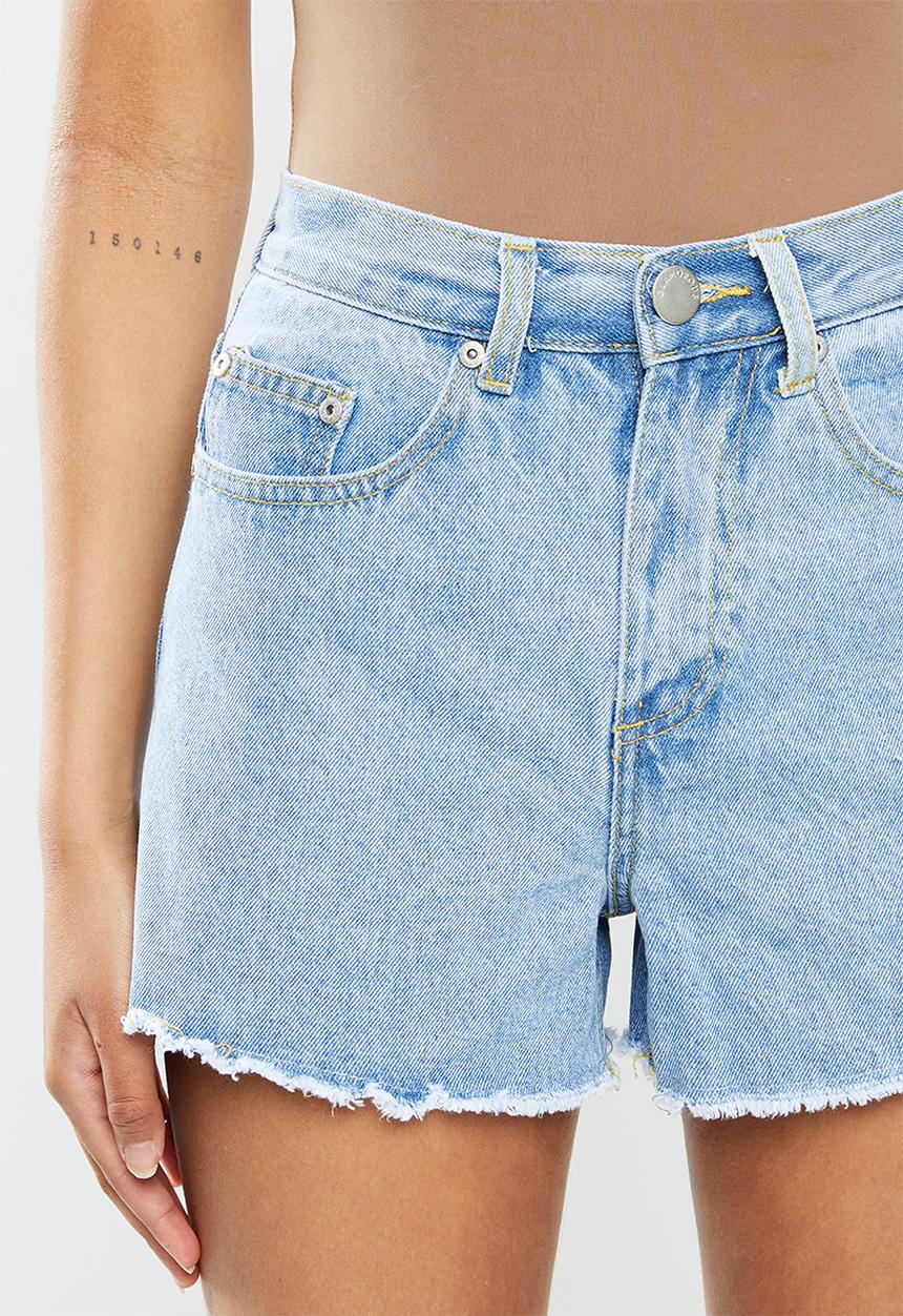 Glamorous - High waisted shorts - blue