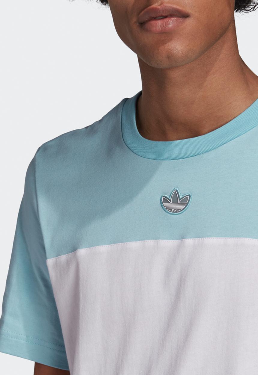 adidas Originals - Panel trf short sleeve tee - blue spirit 