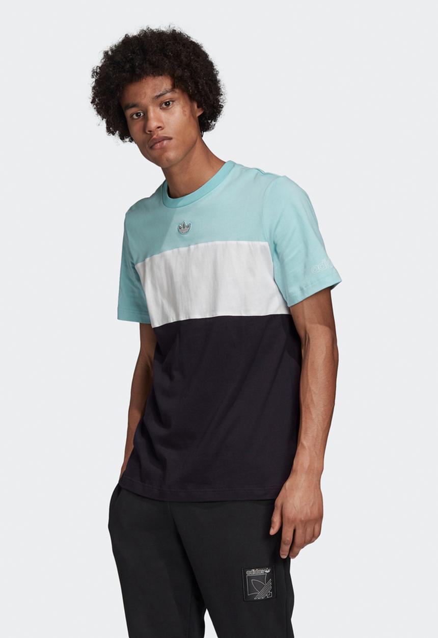 adidas Originals - Panel trf short sleeve tee - blue spirit 