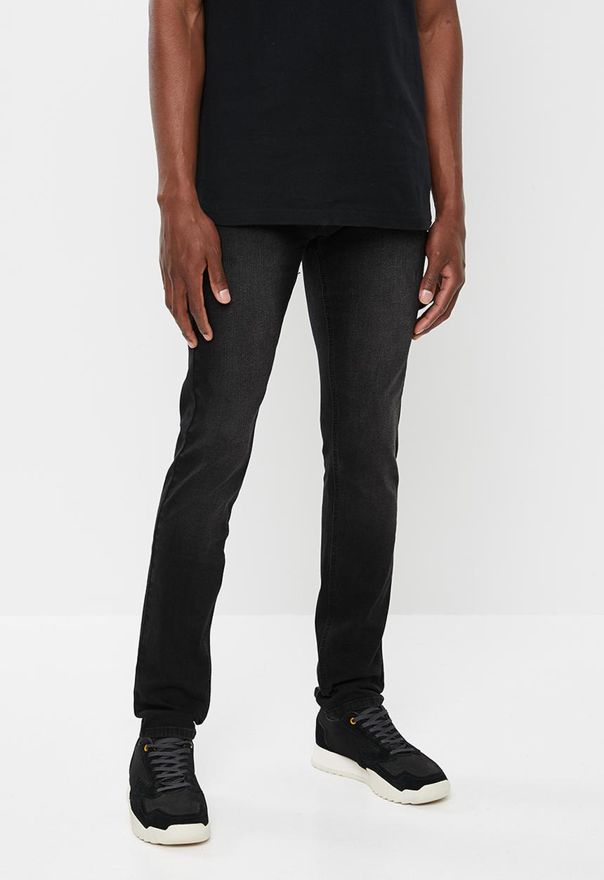 Jonathan D - Slim fit five pocket denim jeans - black