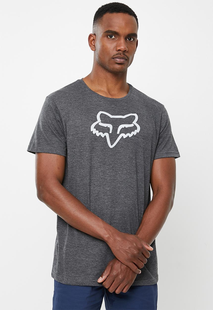 Fox - Legacy Fox head short sleeve tee - dark grey