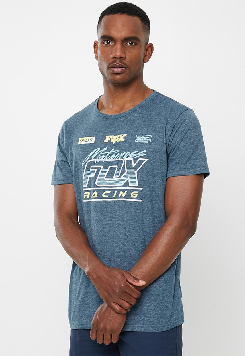 Fox - Jetskee short sleeve tee - dusty blue