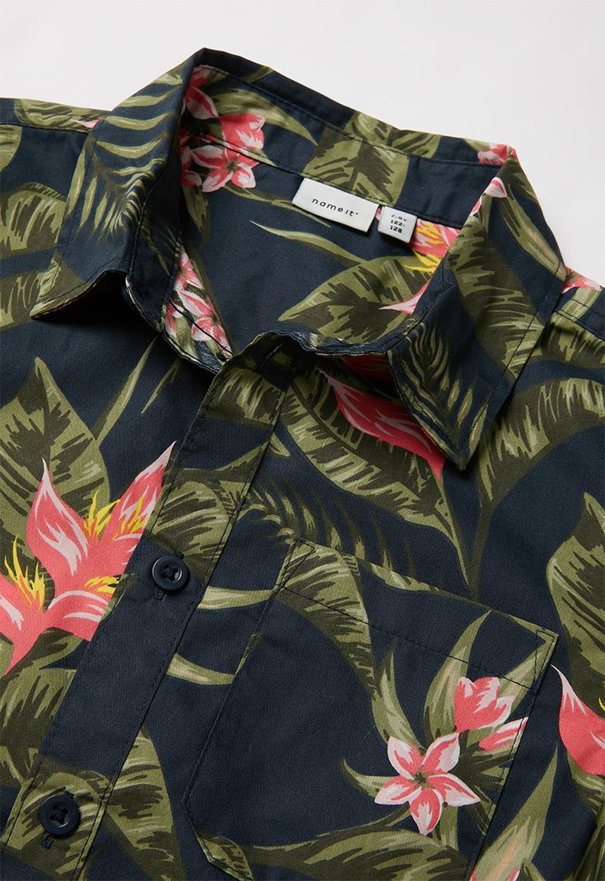 Name It - Findus short sleeve camp shirt - multi