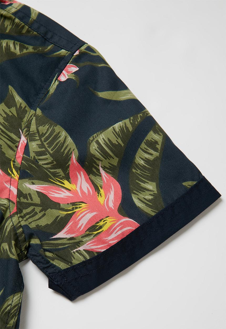 Name It - Findus short sleeve camp shirt - multi