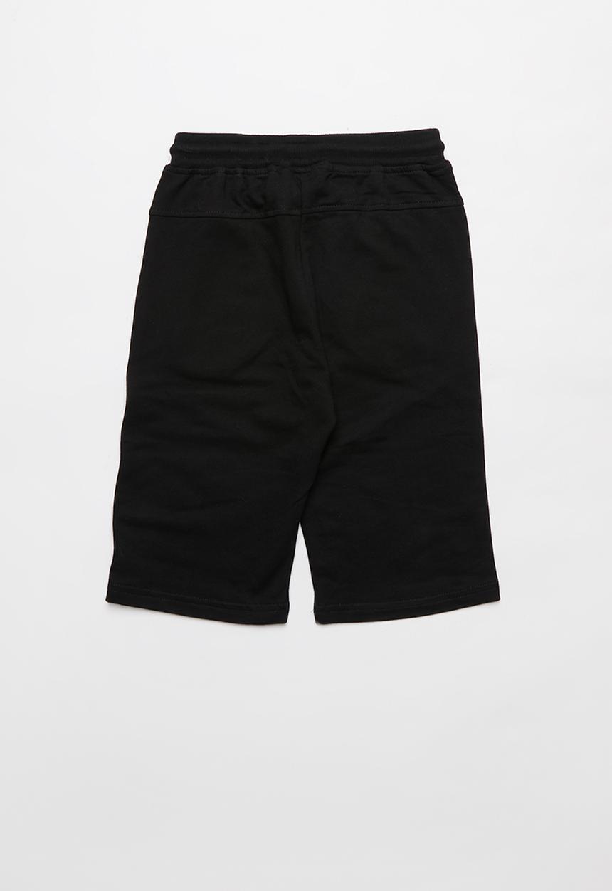 Rebel Republic - Boys styled sweatshorts - black & grey