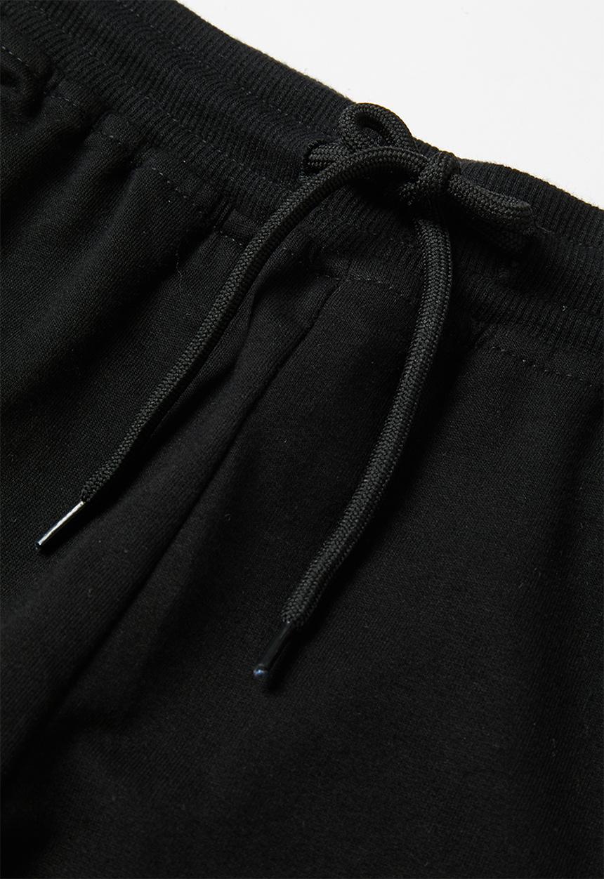 Rebel Republic - Boys styled sweatshorts - black & grey