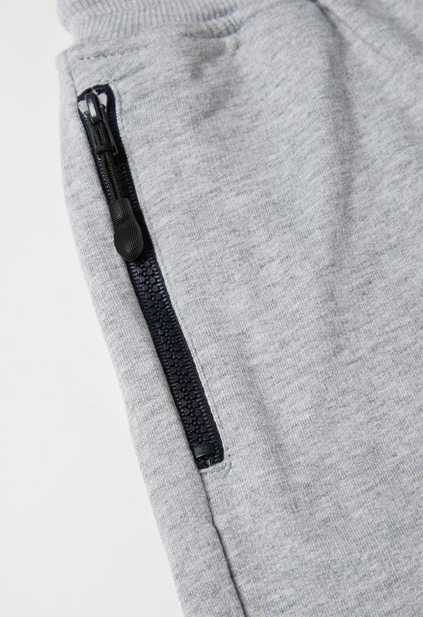 Rebel Republic - Boys styled sweatshorts - grey & black
