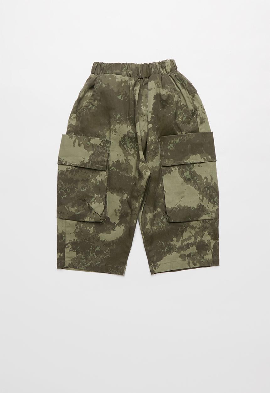 Rebel Republic - Boys camo shorts - green