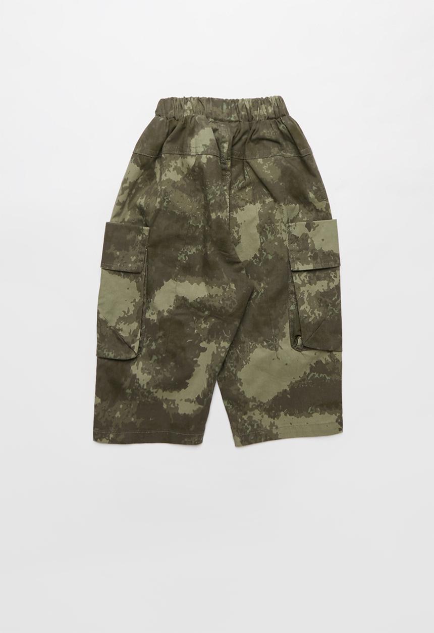 Rebel Republic - Boys camo shorts - green