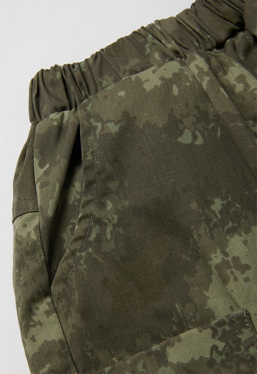 Rebel Republic - Boys camo shorts - green