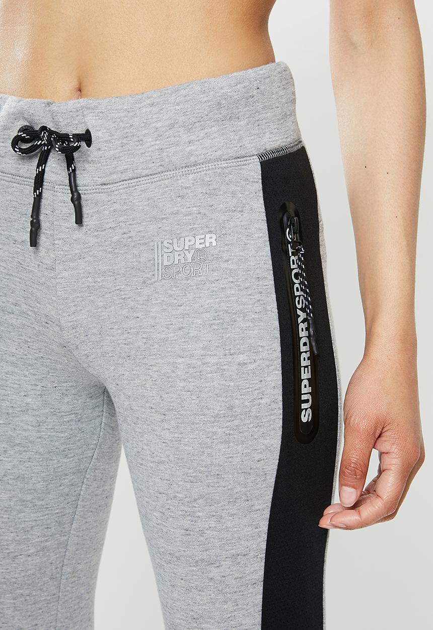 Superdry. - Core gym tech loose joggers - grey