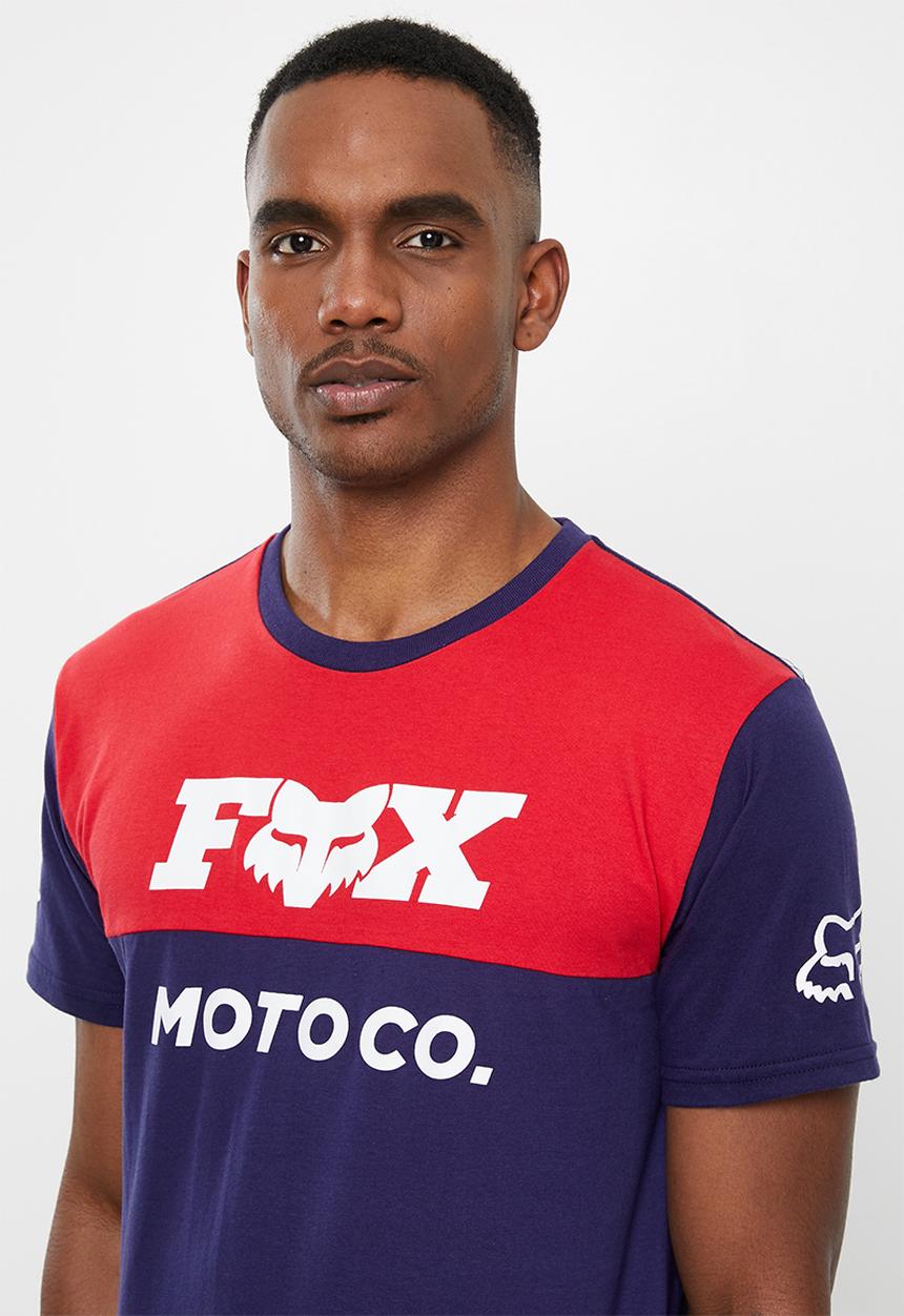 Fox - Split decision  short sleeve tee - navy