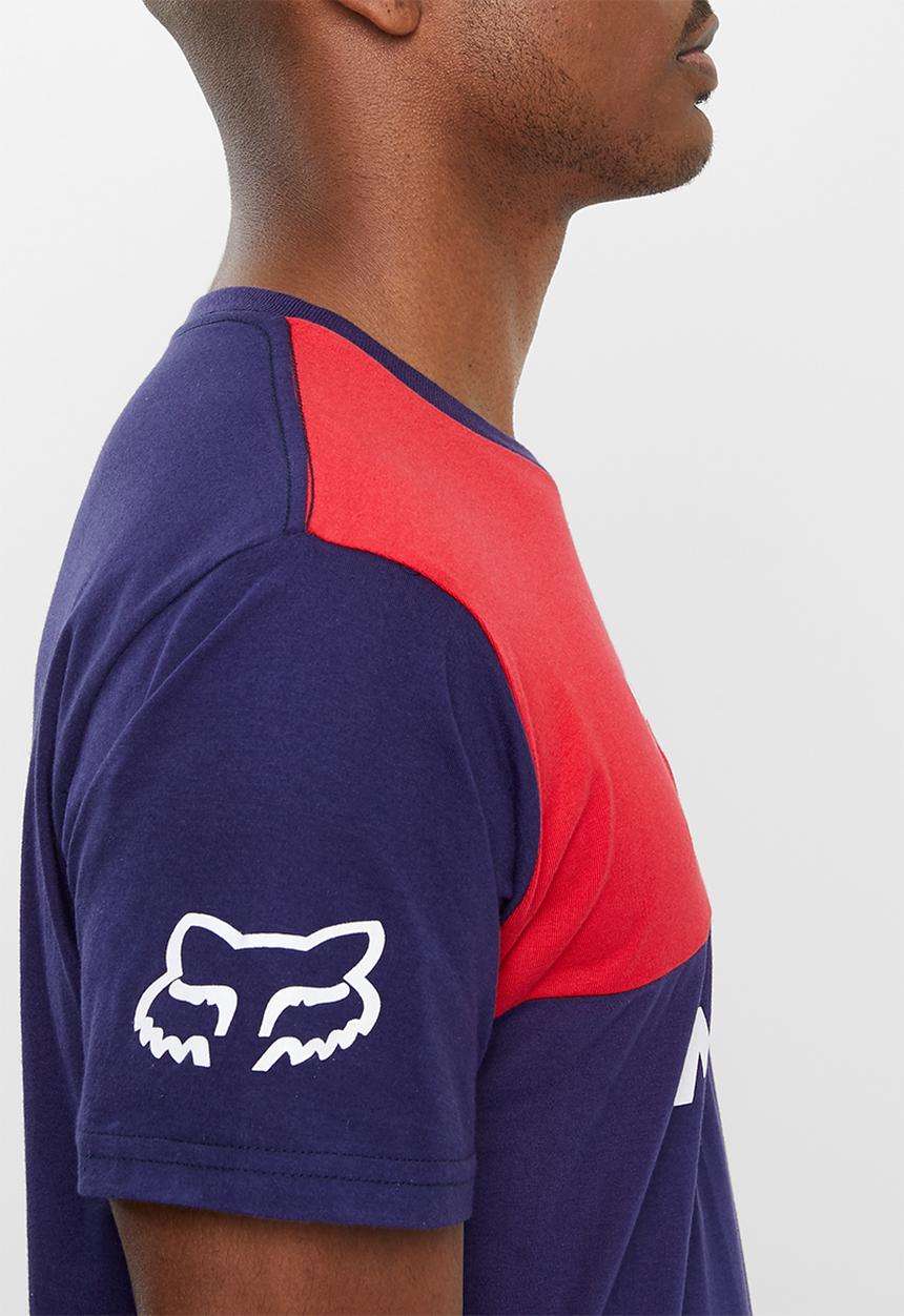 Fox - Split decision  short sleeve tee - navy