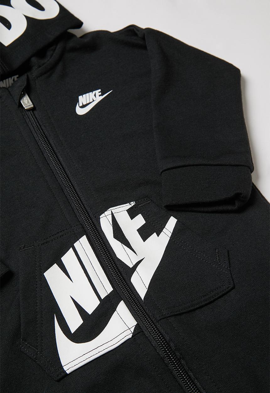Nike - Nike hooded baby ft coverall - black