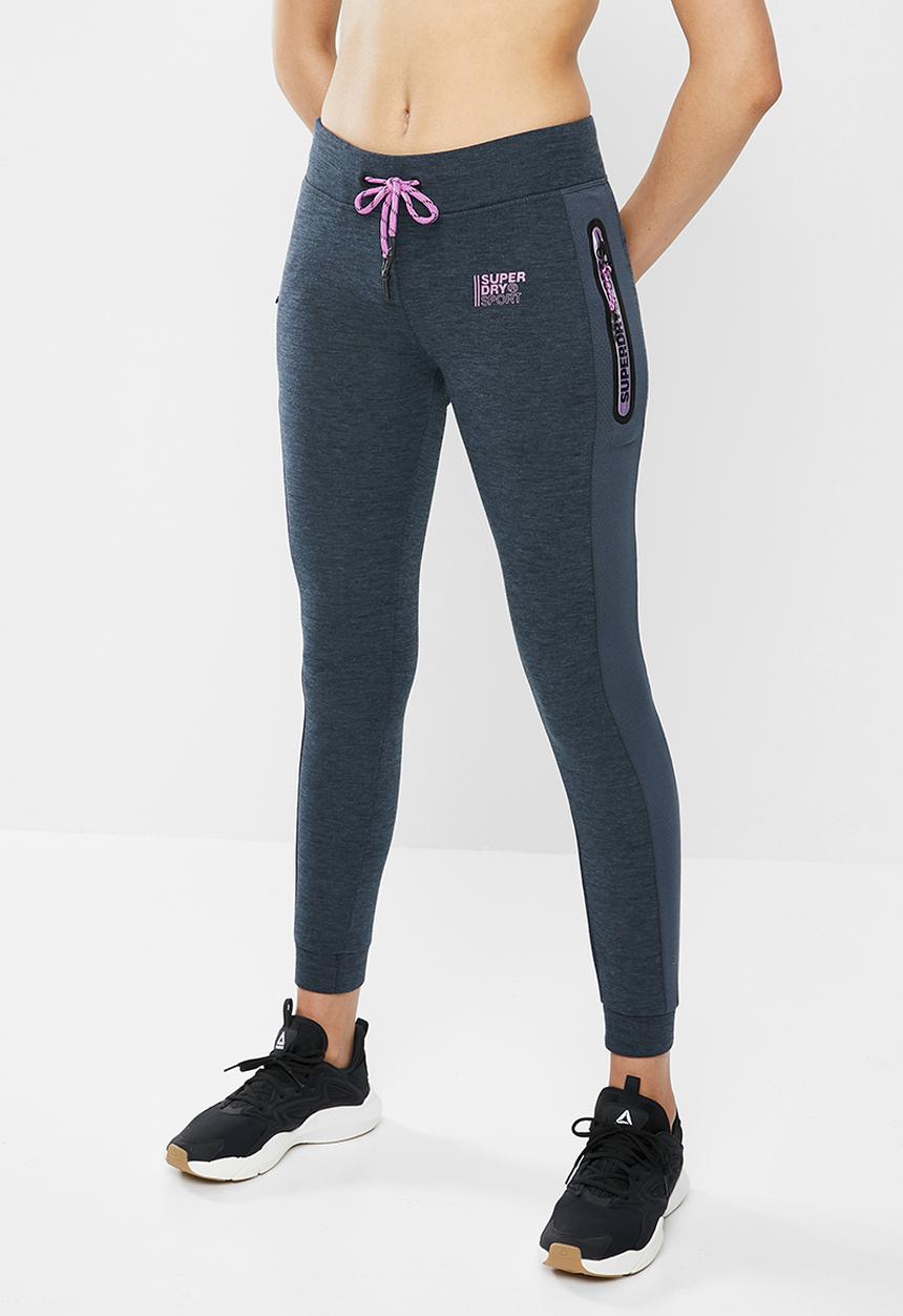 Superdry. - Core gym tech loose joggers - navy