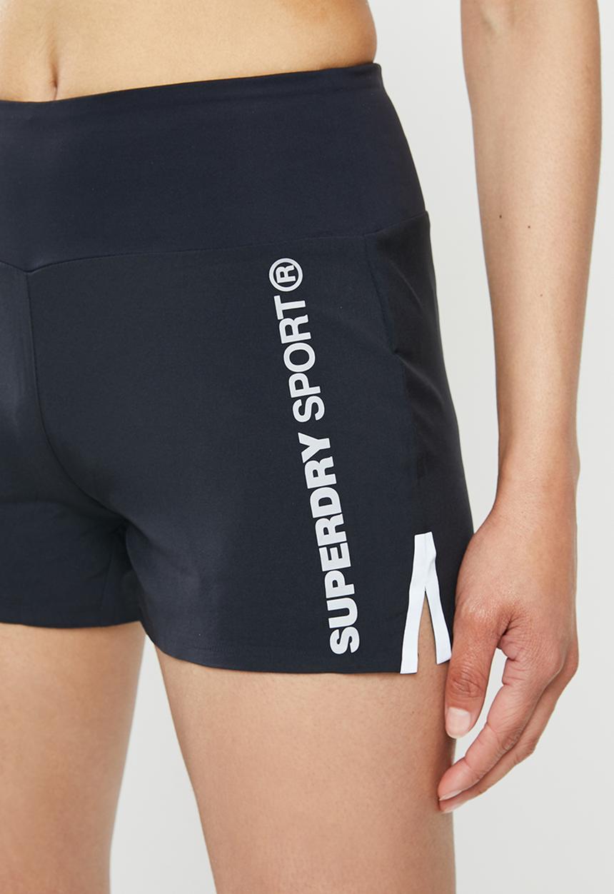 Superdry. - Active loose shorts - black