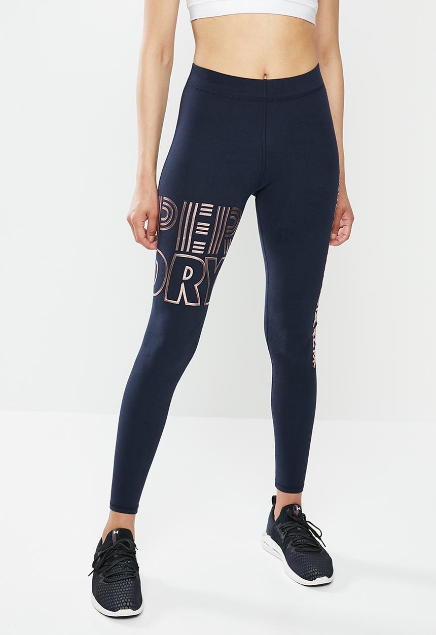 Superdry. - Flash sport legging - navy