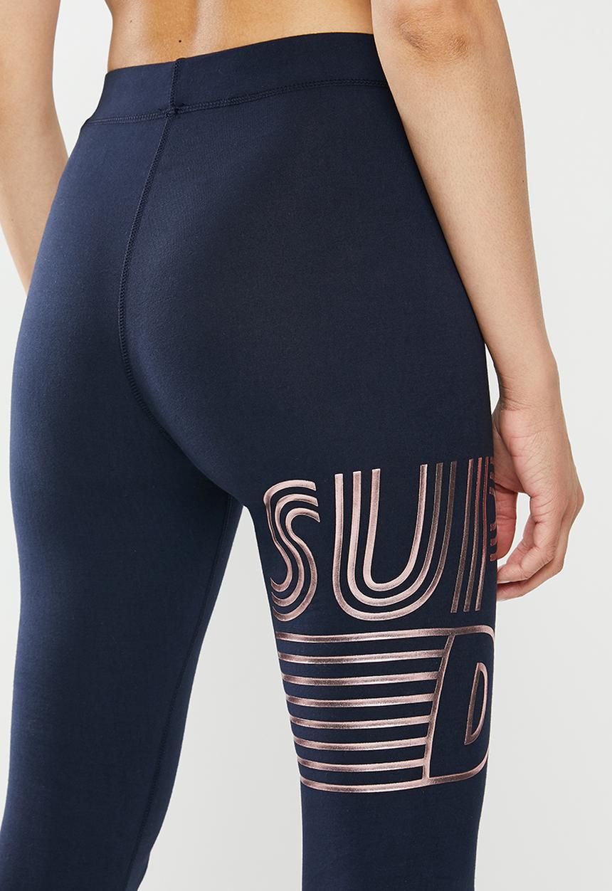 Superdry. - Flash sport legging - navy