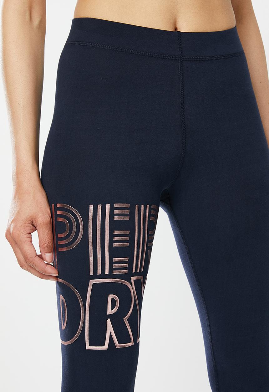Superdry. - Flash sport legging - navy