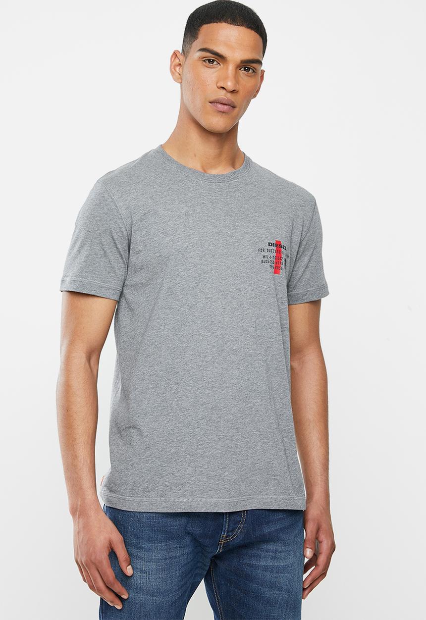 Diesel  - Umlt-diegos T-shirt - grey