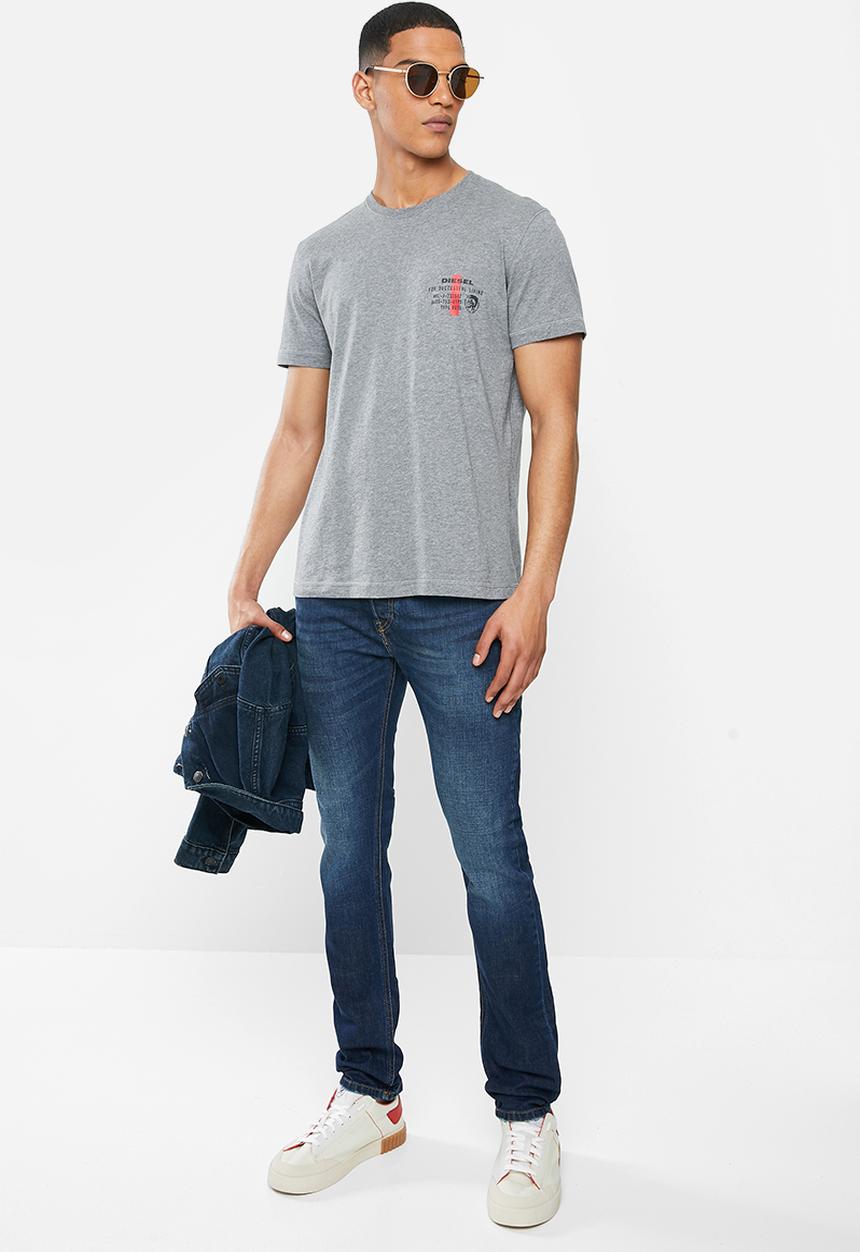 Diesel  - Umlt-diegos T-shirt - grey