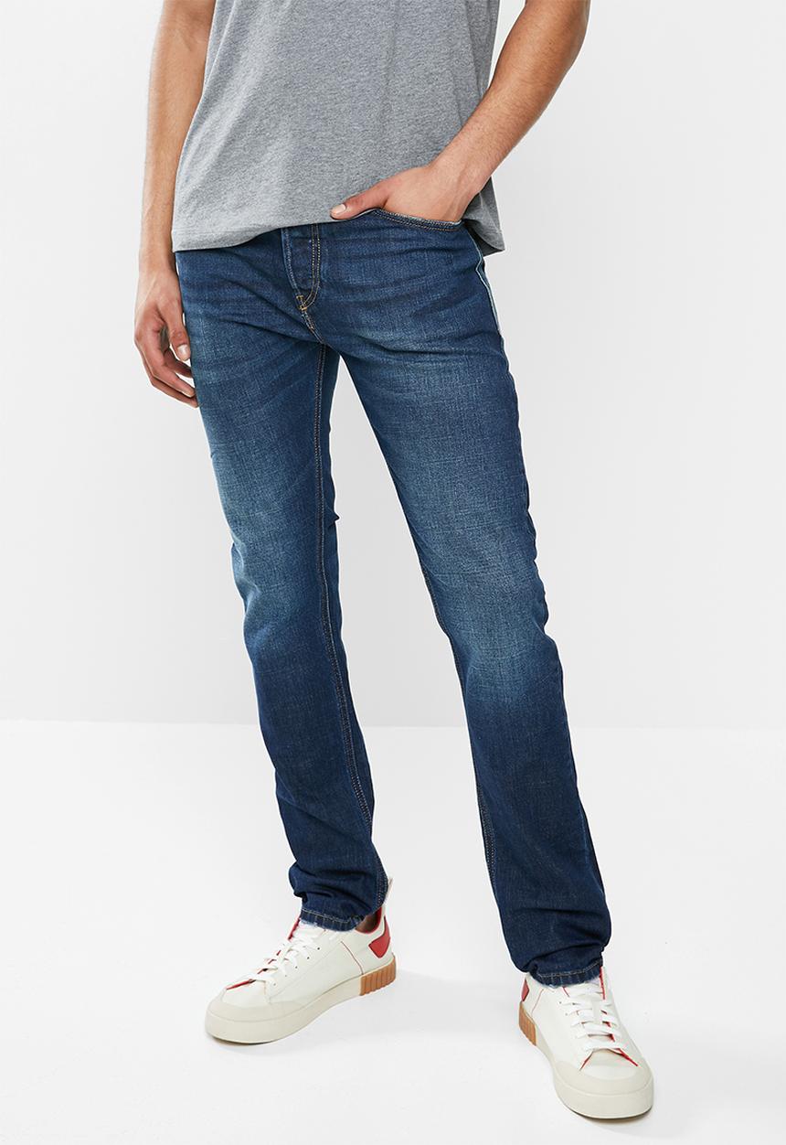 Diesel  - D-luster slim fit jeans - blue