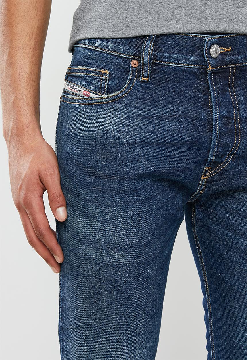 Diesel  - D-luster slim fit jeans - blue