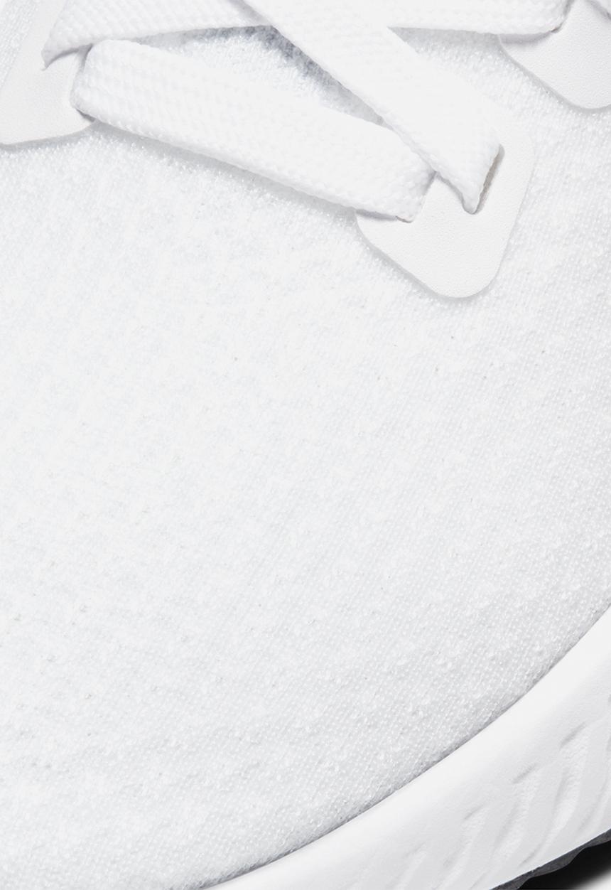 Nike - React infinity run flyknit - white / black-vapor green-oracle aqua