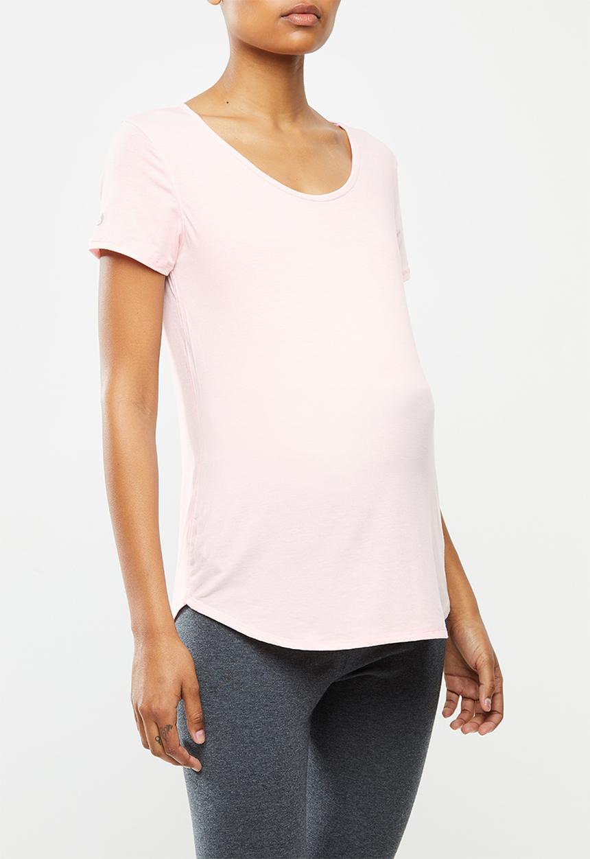 Cotton On - Maternity gym T-shirt - pink 