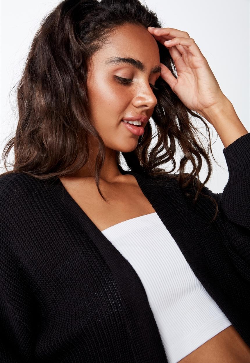 Cotton On - Archy summer cardi - black