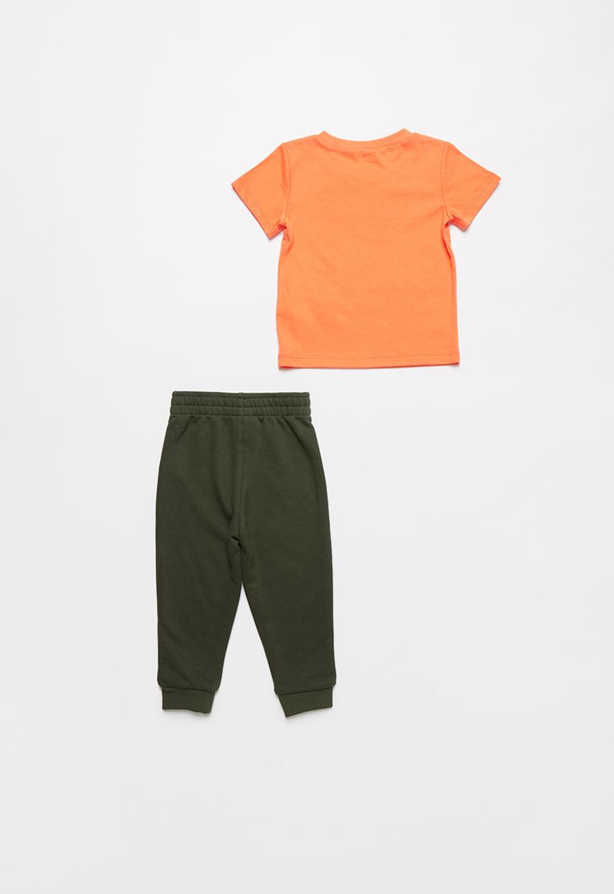 Nike - Nike boys short sleeve tee pant set - cargo khaki