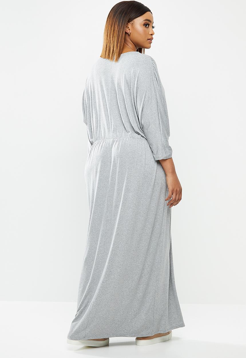 edit Plus - Grown on sleeve maxi - grey