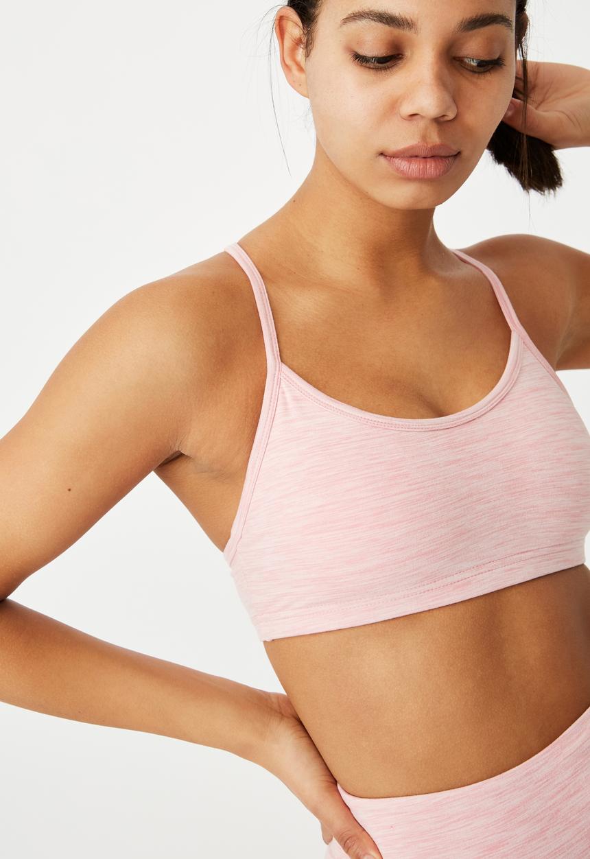 Cotton On - Workout yoga crop - pink 
