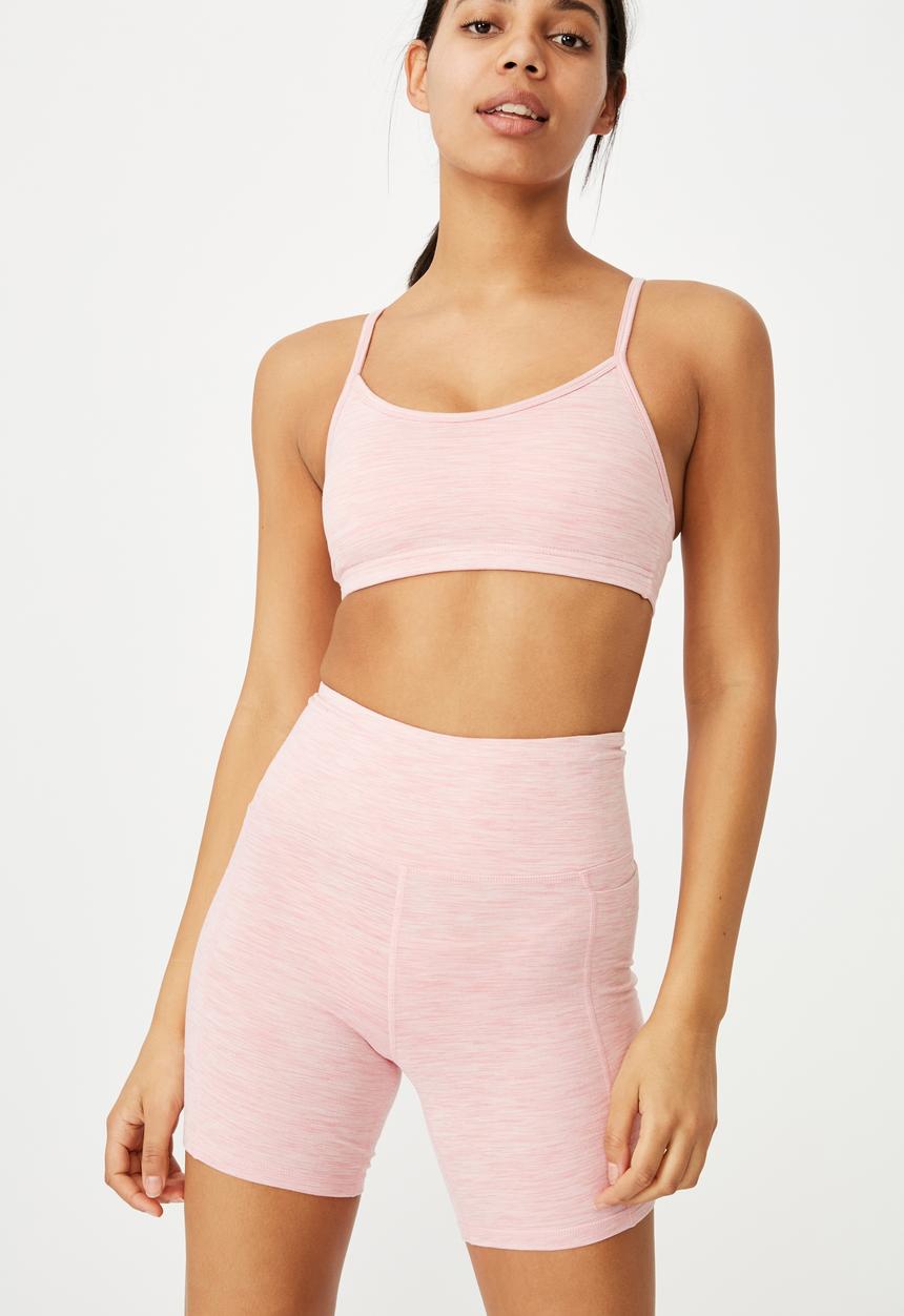 Cotton On - Workout yoga crop - pink 