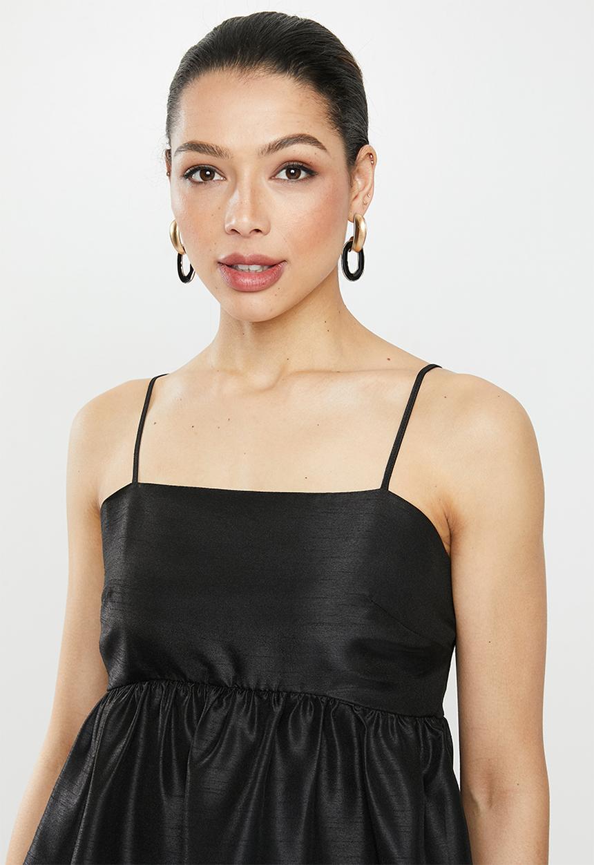 MILLA - Babydoll top - black
