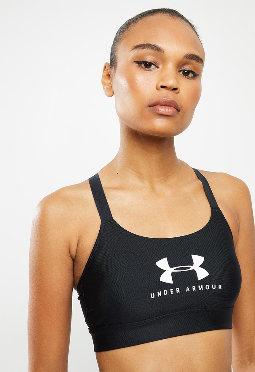 Under Armour - Armour mid impact graphic bra- black