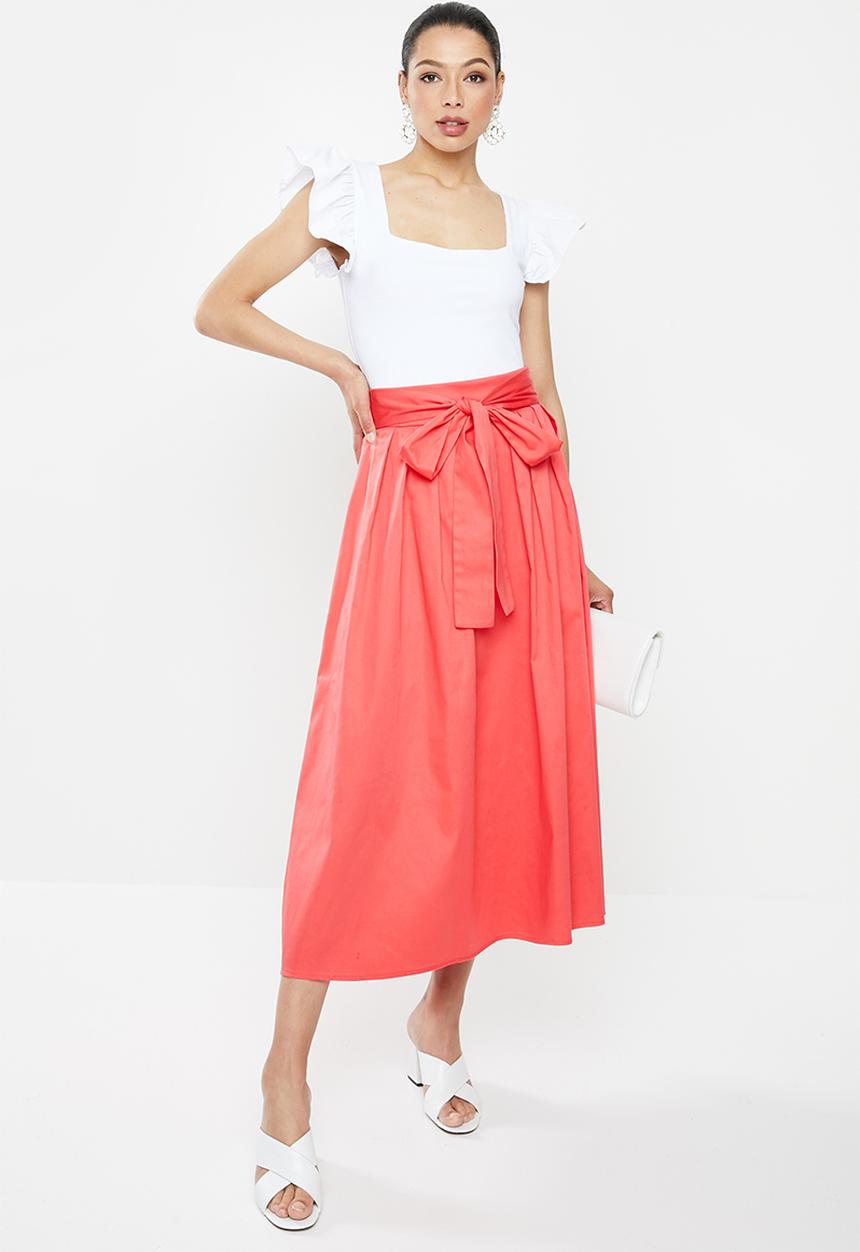 MILLA - Ruffle squareneck bodysuit 