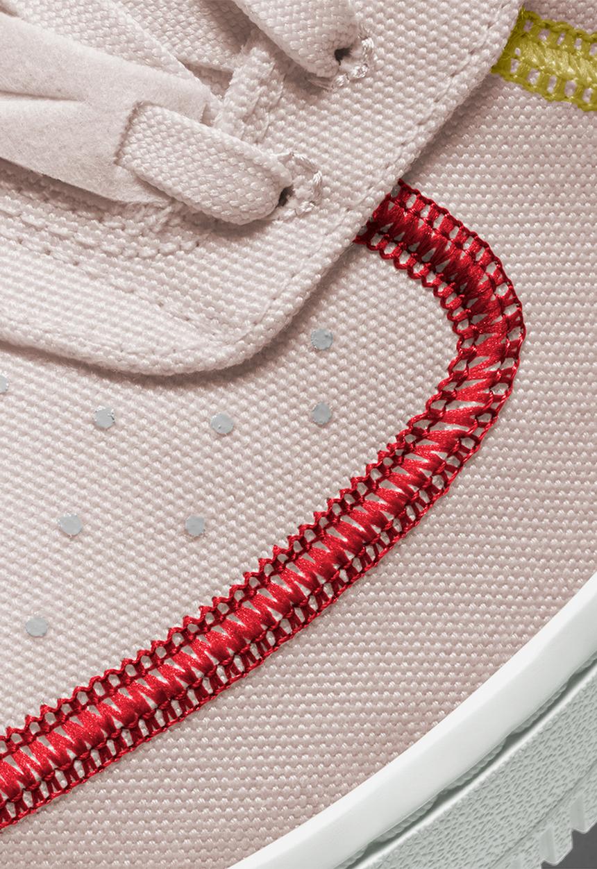 Nike - Air Force 1 '07 LX - silt red / summit white-bright citron