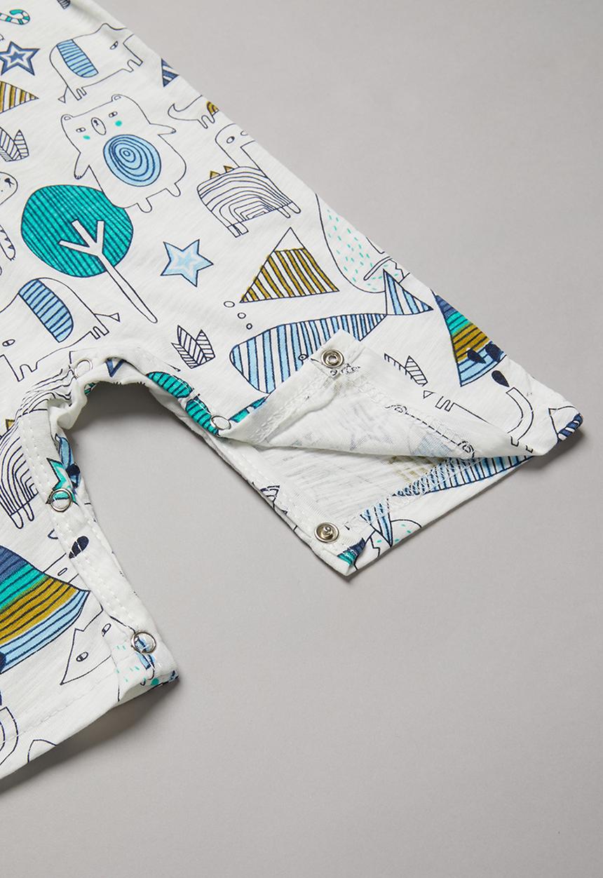 Pop Candy - Boys short sleeve romper - multi