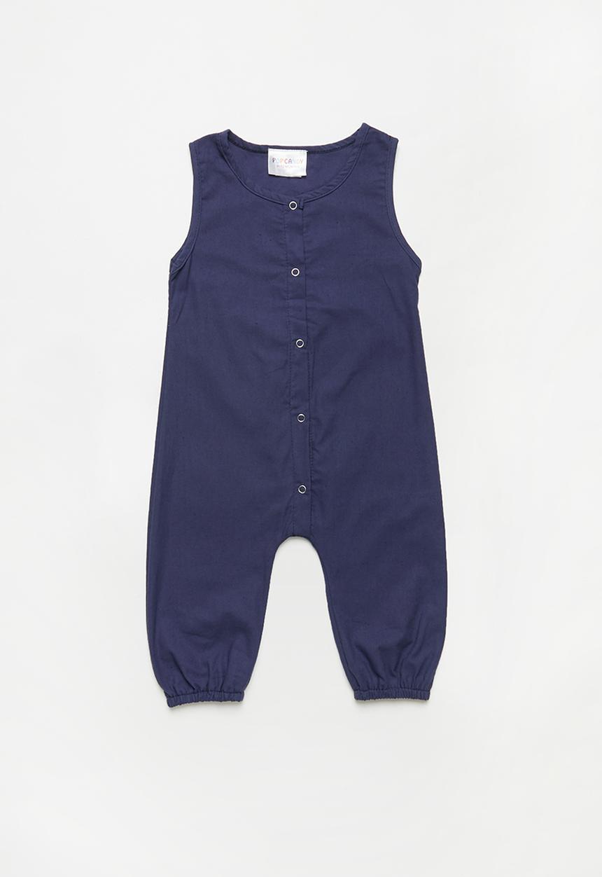 Pop Candy - Boys sleeveless romper - navy