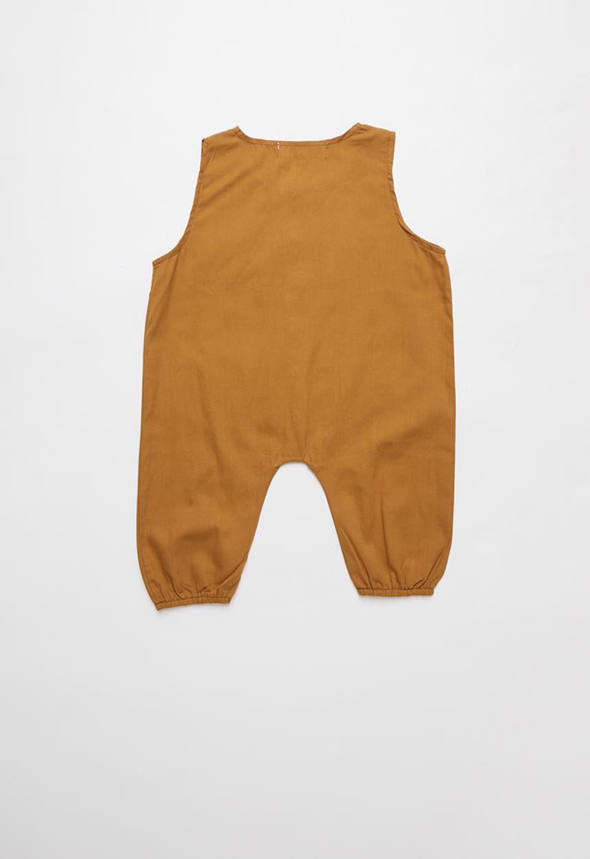 Baby Star - Unisex romper - tan