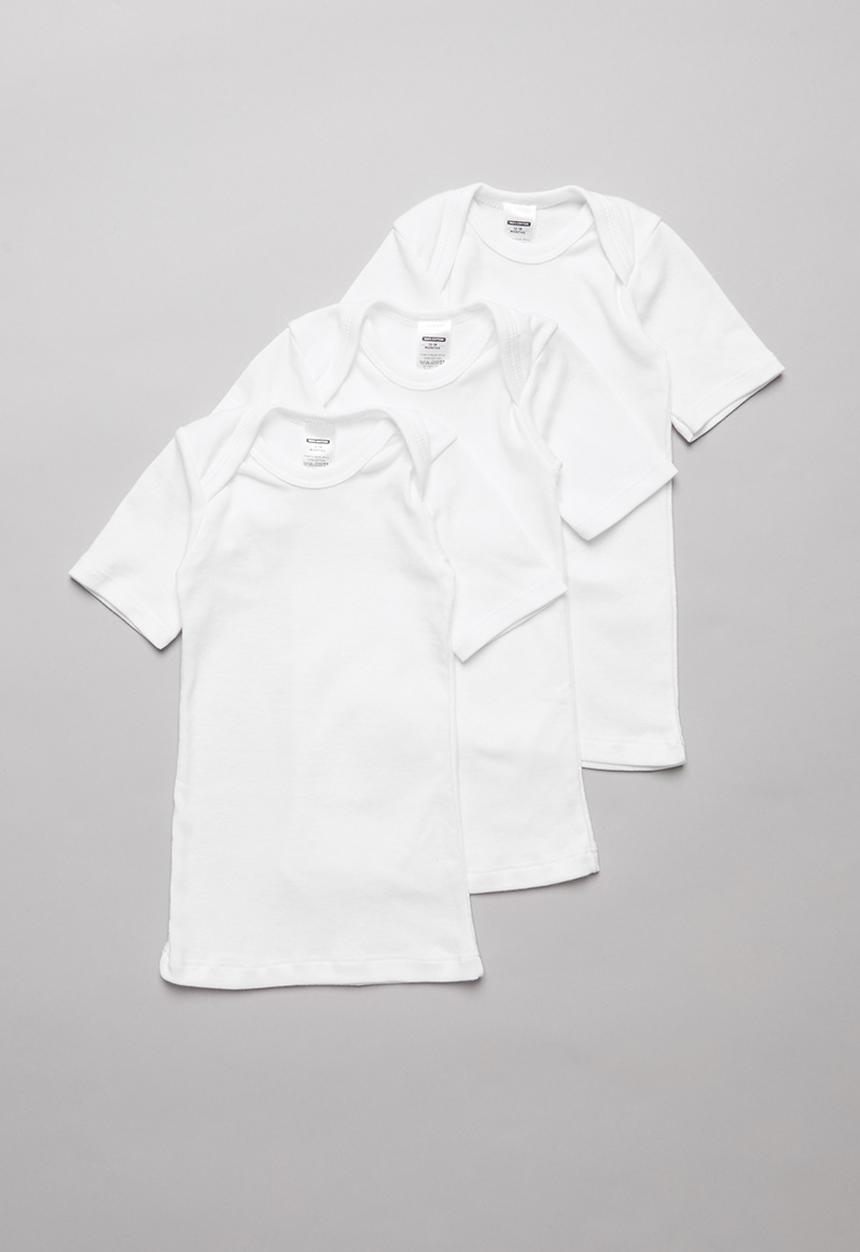 Pop Candy - 3 Pack baby tees - white
