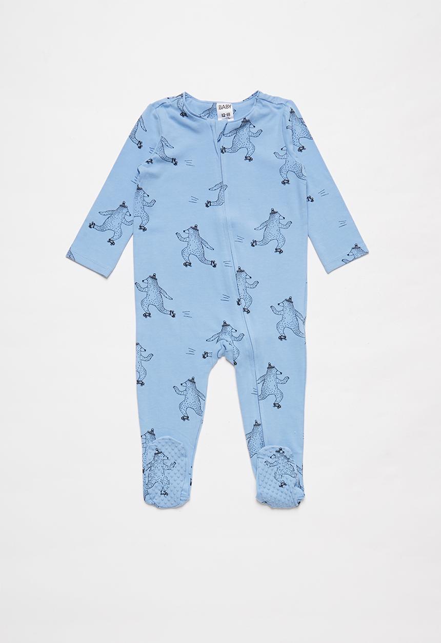 Cotton On - 2 Pack long sleeve zip romper - multi